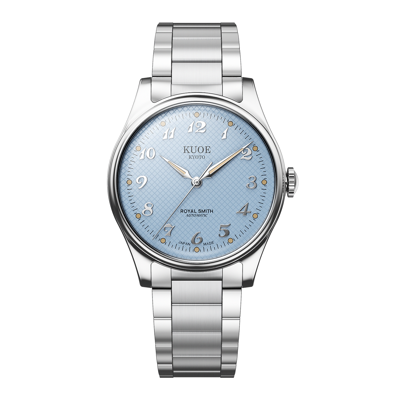 ROYAL SMITH 90-006 Breguet Numerals Silver Case Blue Dial