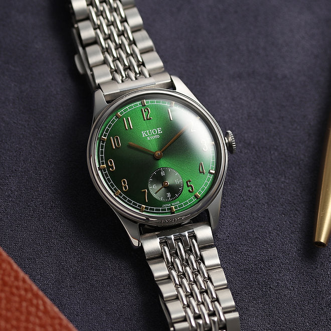 OLD SMITH 90-001 Green Dial with stainless steel bracelet