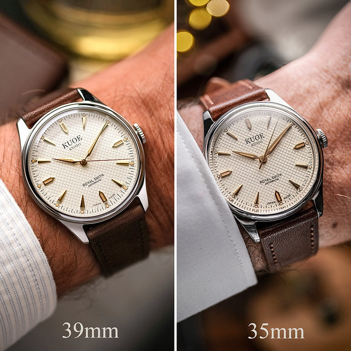 ROYAL SMITH 90-006 Silver Case Ivory Dial 39mm