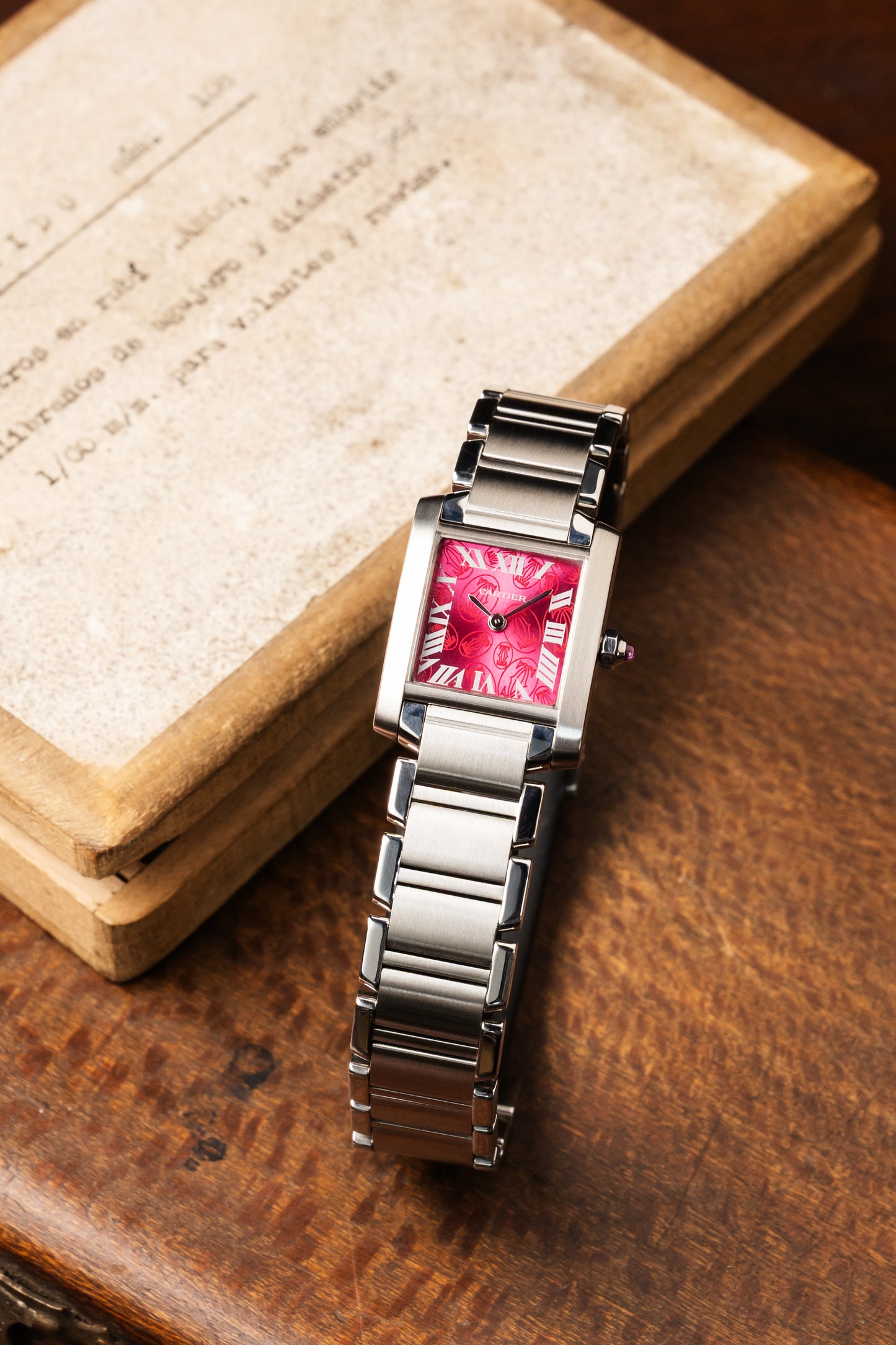 Cartier Tank Française Christmas 2006 Special Edition