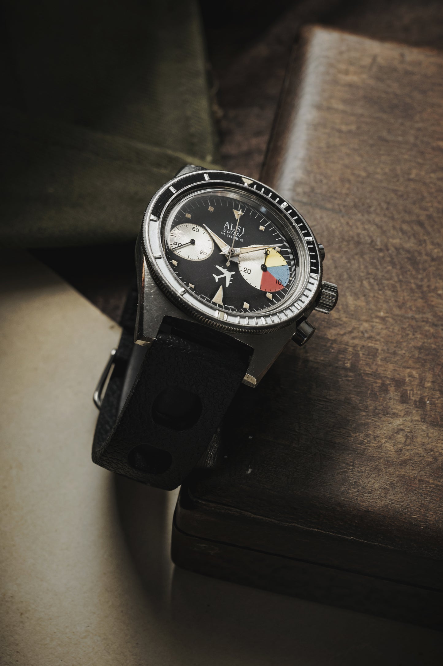 Alsi Swiss Big Eye Chronograph