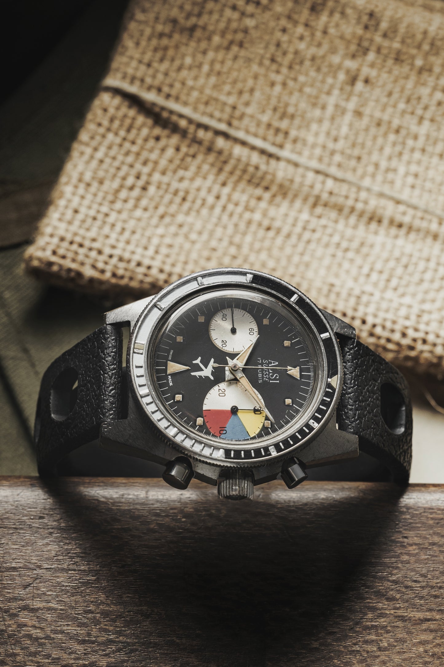 Alsi Swiss Big Eye Chronograph