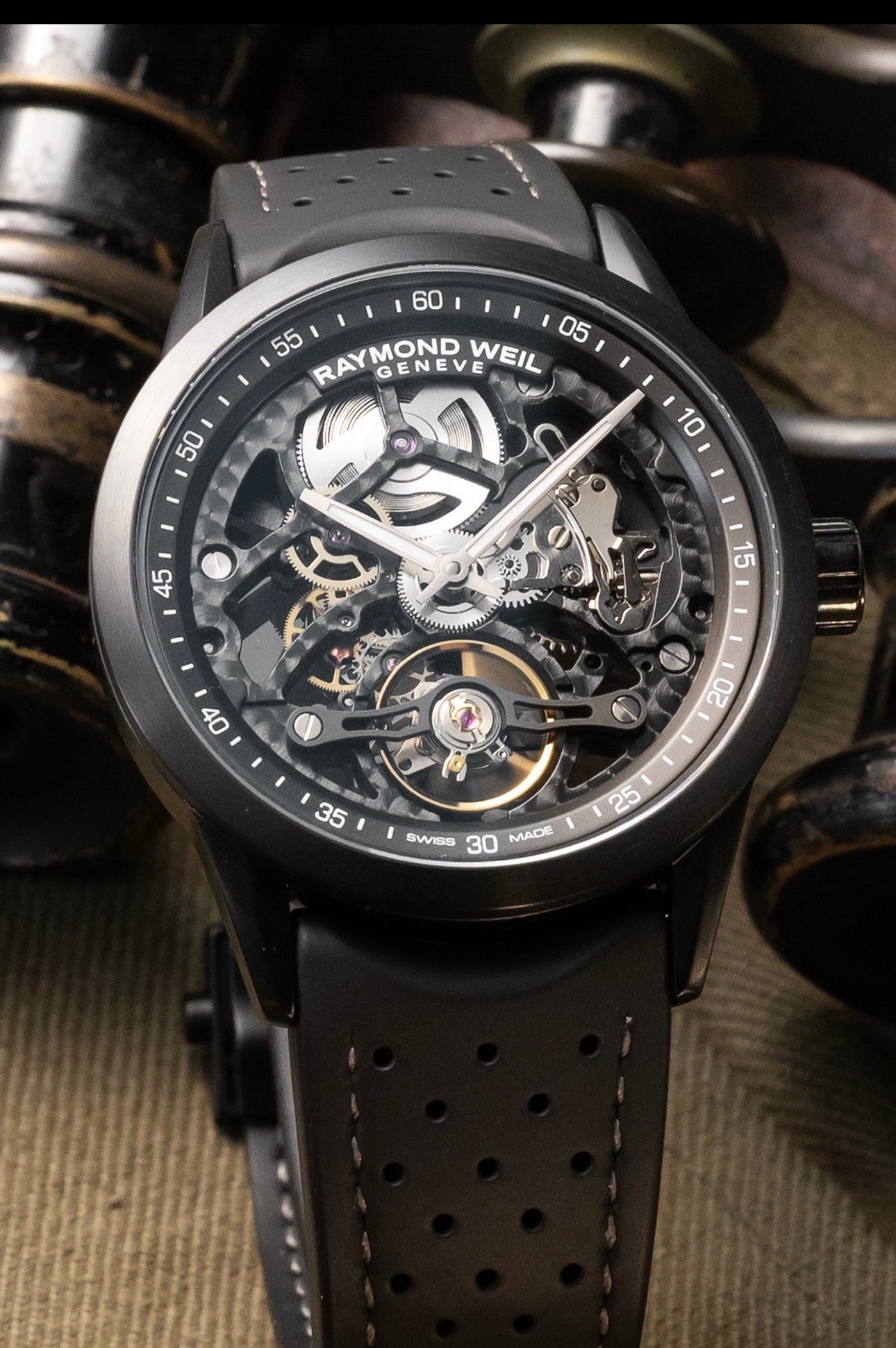 Raymond Weil Freelancer Skeleton Black
