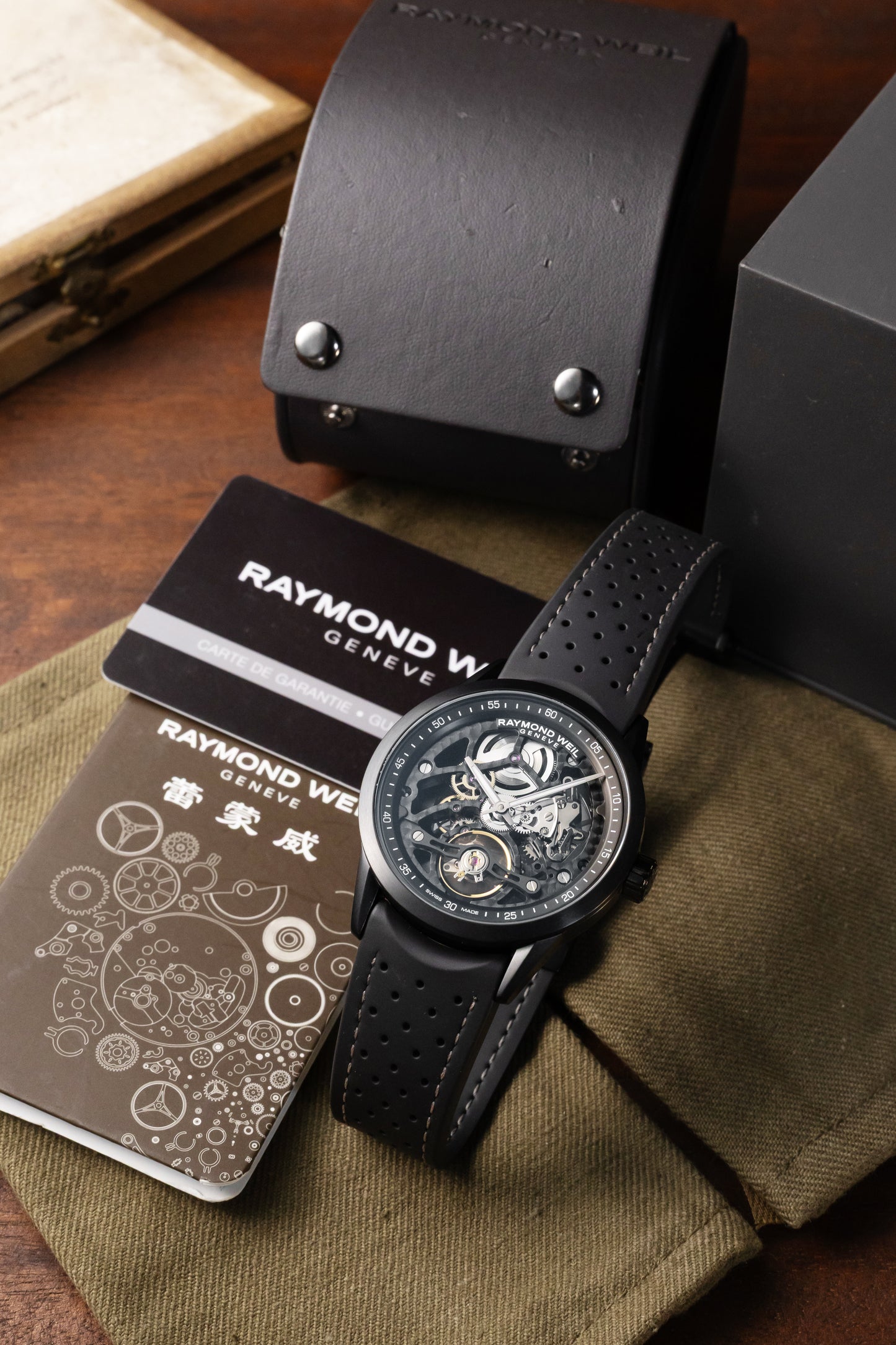 Raymond Weil Freelancer Skeleton Black