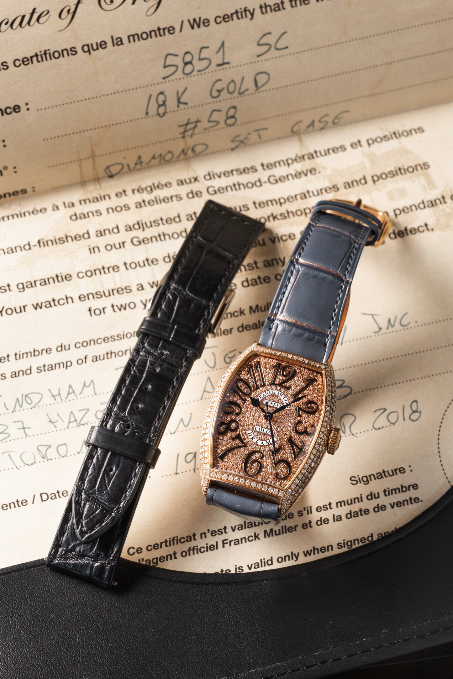 Franck Muller 5851 SC 18K Gold