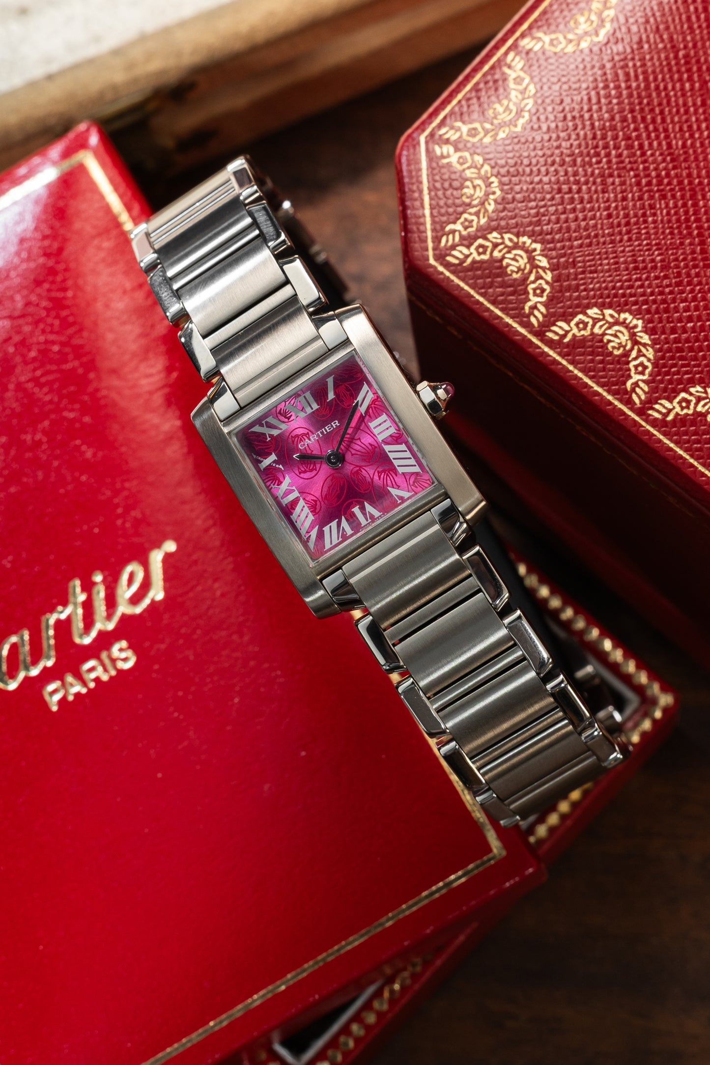 Cartier Tank Française Christmas 2006 Special Edition