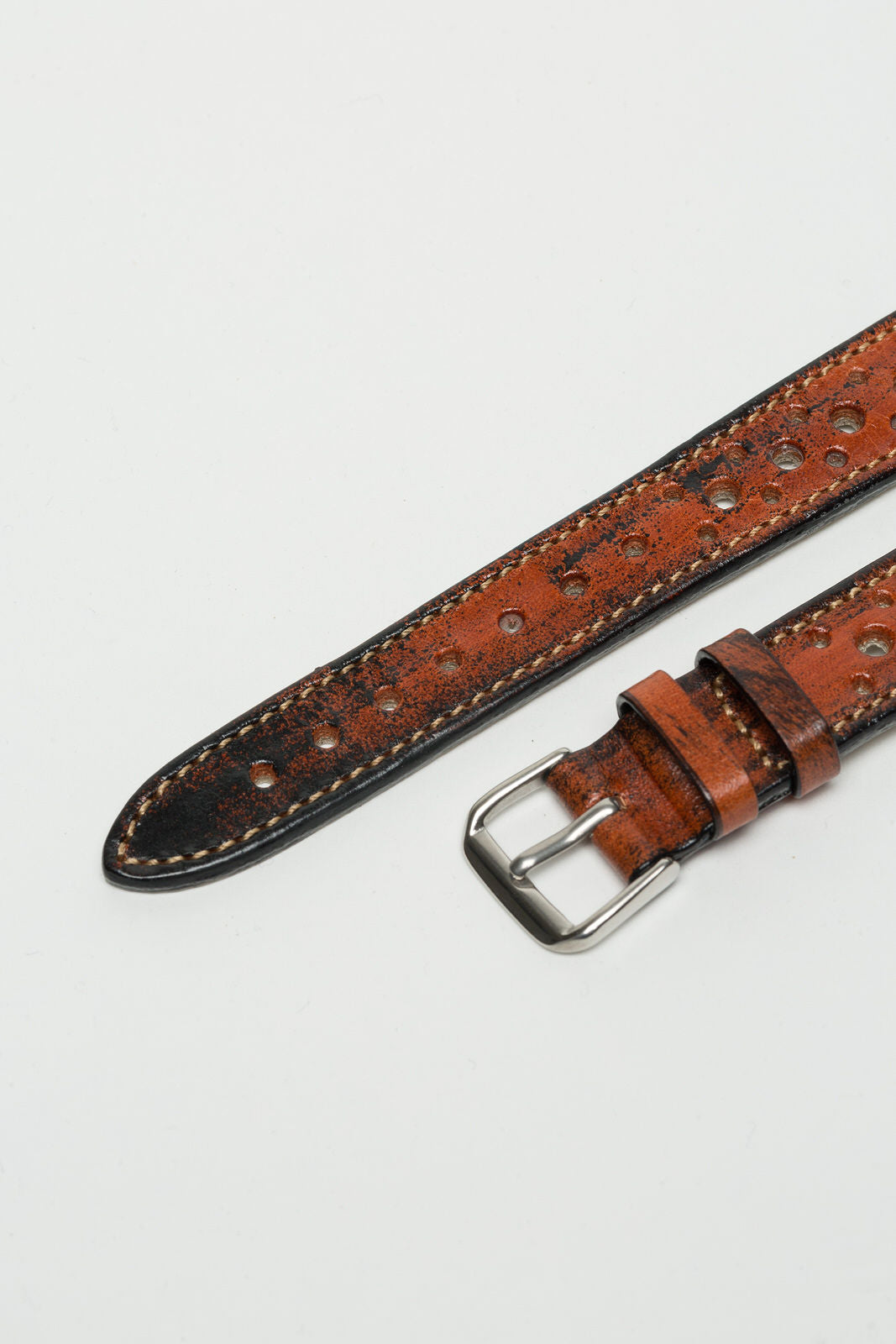 Aged Terracota Brown Rally Strap