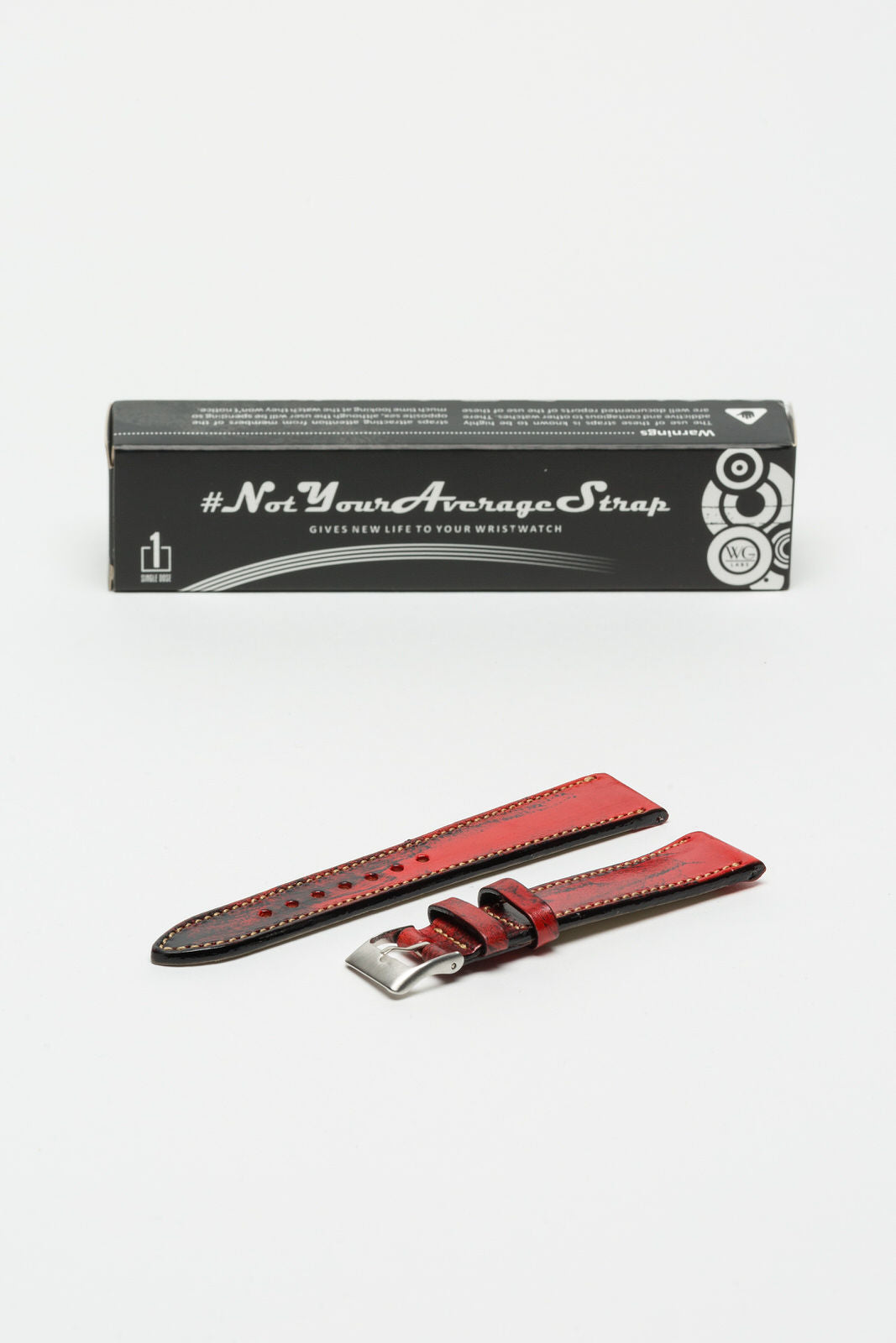 Aged Volcano Red Classic Cut Strap