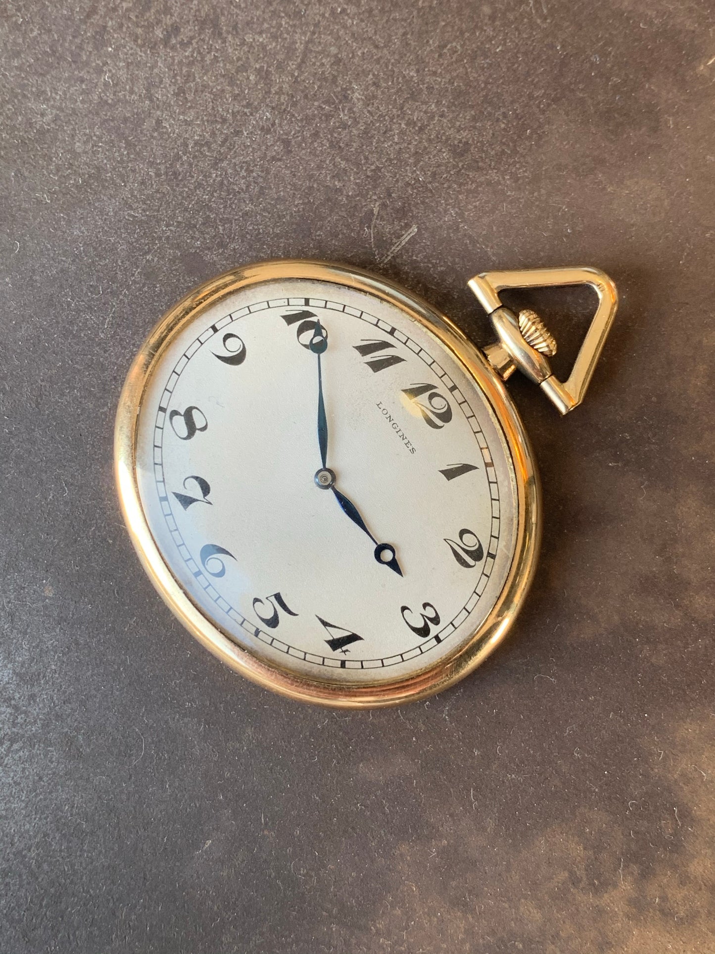 1914 Longines Art Deco style pocket watch