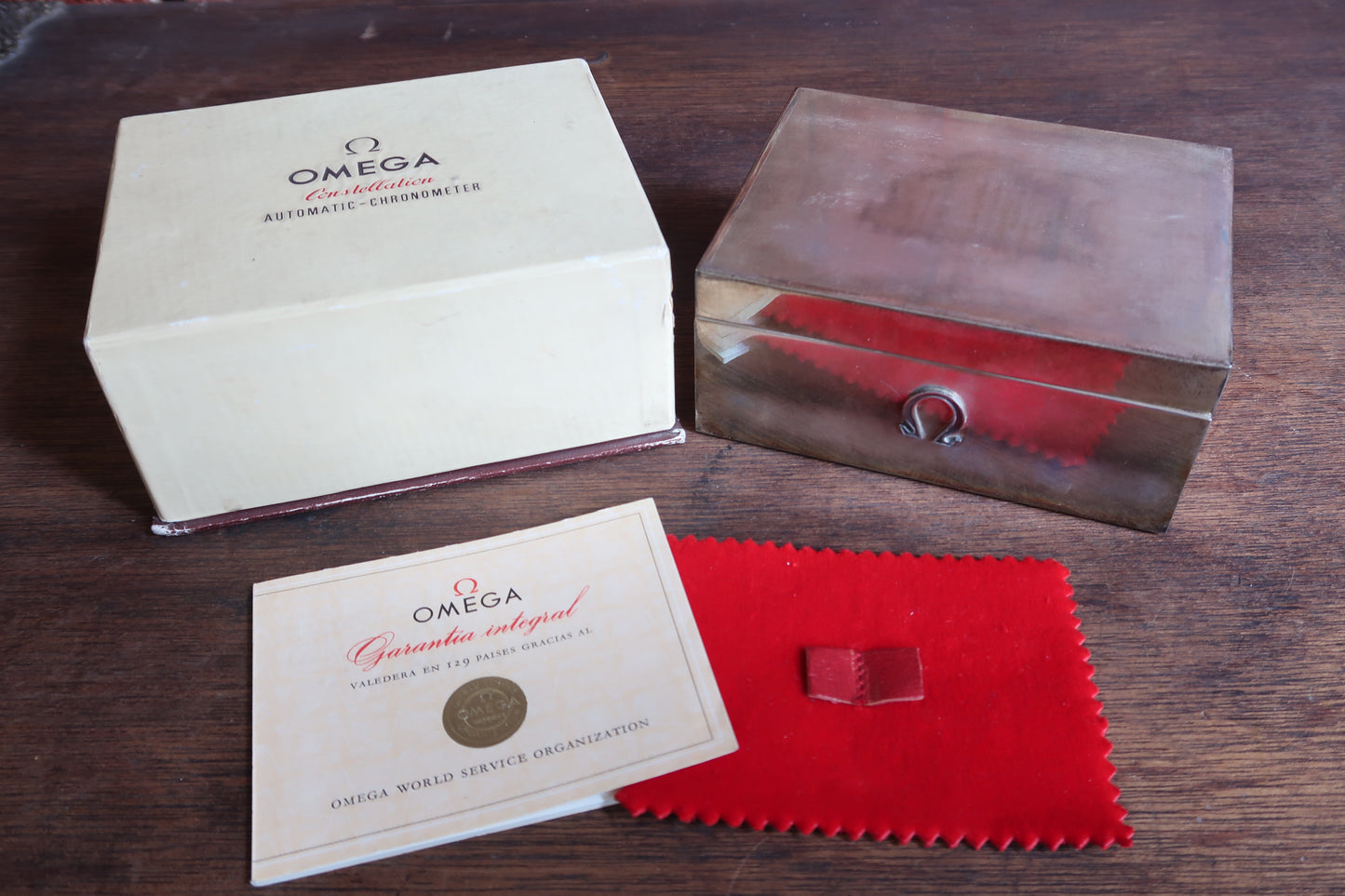 Super rare Solid Silver Omega box set for Constellation de Luxe