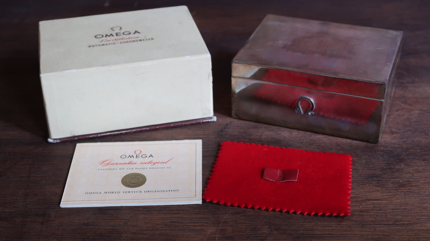 Super rare Solid Silver Omega box set for Constellation de Luxe