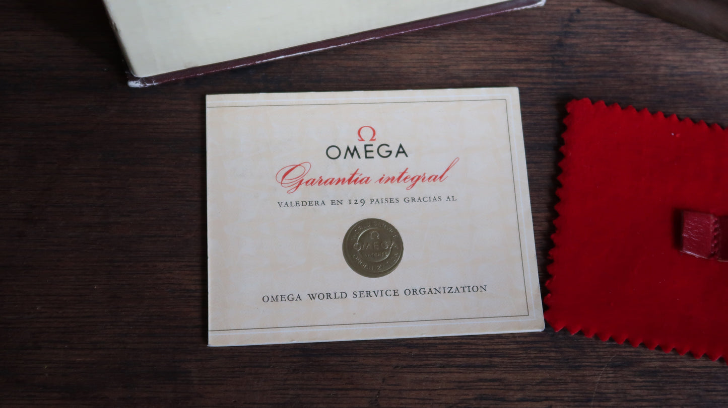 Super rare Solid Silver Omega box set for Constellation de Luxe