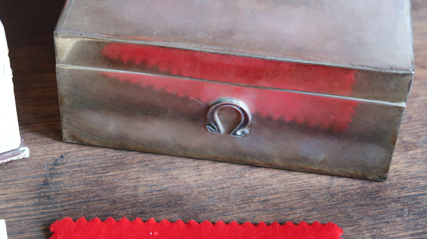 Super rare Solid Silver Omega box set for Constellation de Luxe