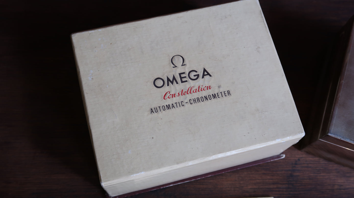 Super rare Solid Silver Omega box set for Constellation de Luxe