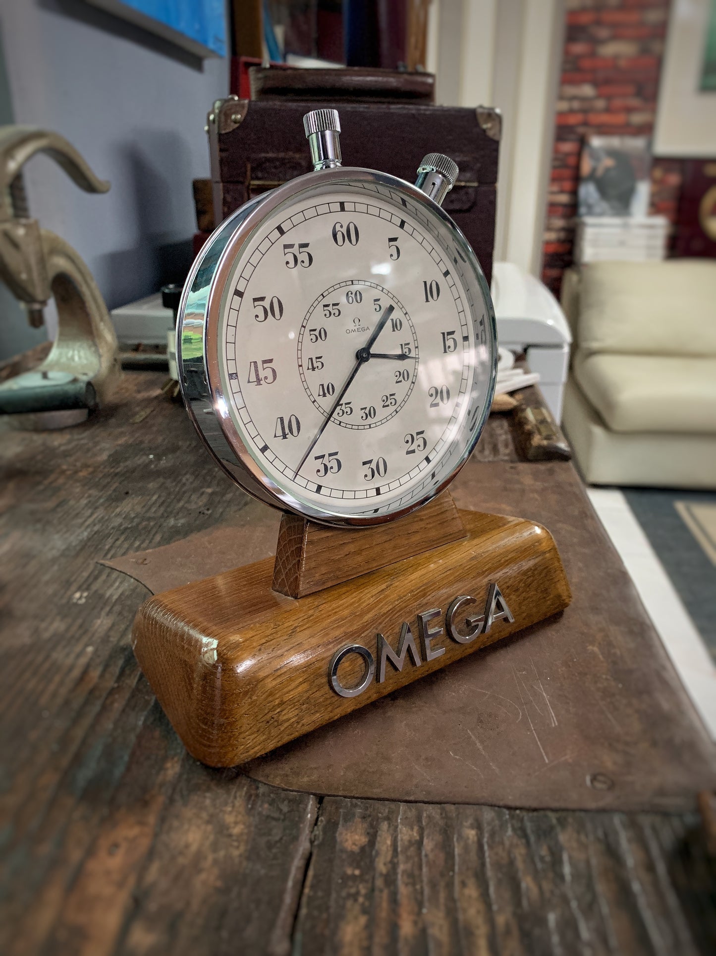 Omega Stopwatch - Display for retailers with original case