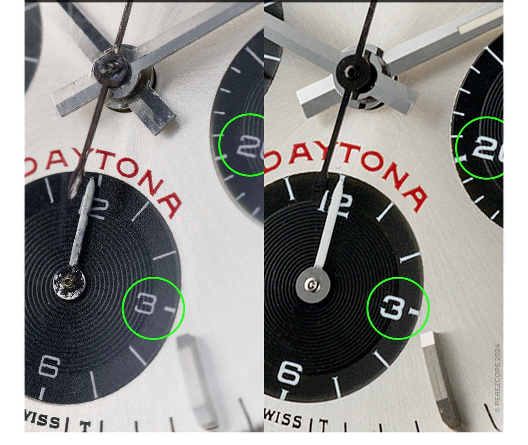 Mostradores restaurados, cuidados a ter.