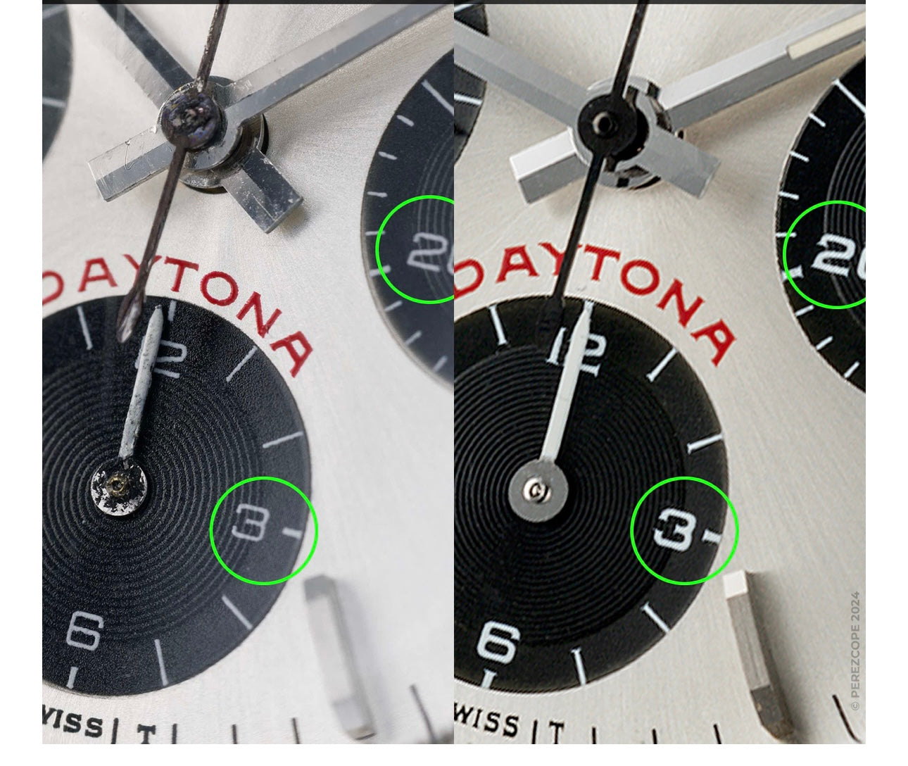 Mostradores restaurados, cuidados a ter.