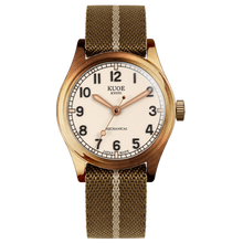 OLD SMITH 90-002 38mm Version Bronze Case Ivory Dial