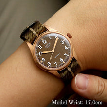 OLD SMITH 90-002 38mm Version Bronze Case Brown Dial