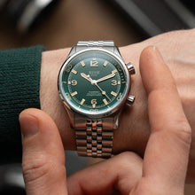 SOMBRERO 90-011, Green Linen Textured Dial