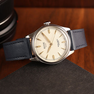 ROYAL SMITH 90-006 Silver Case Ivory Dial