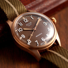 OLD SMITH 90-002 38mm Version Bronze Case Brown Dial