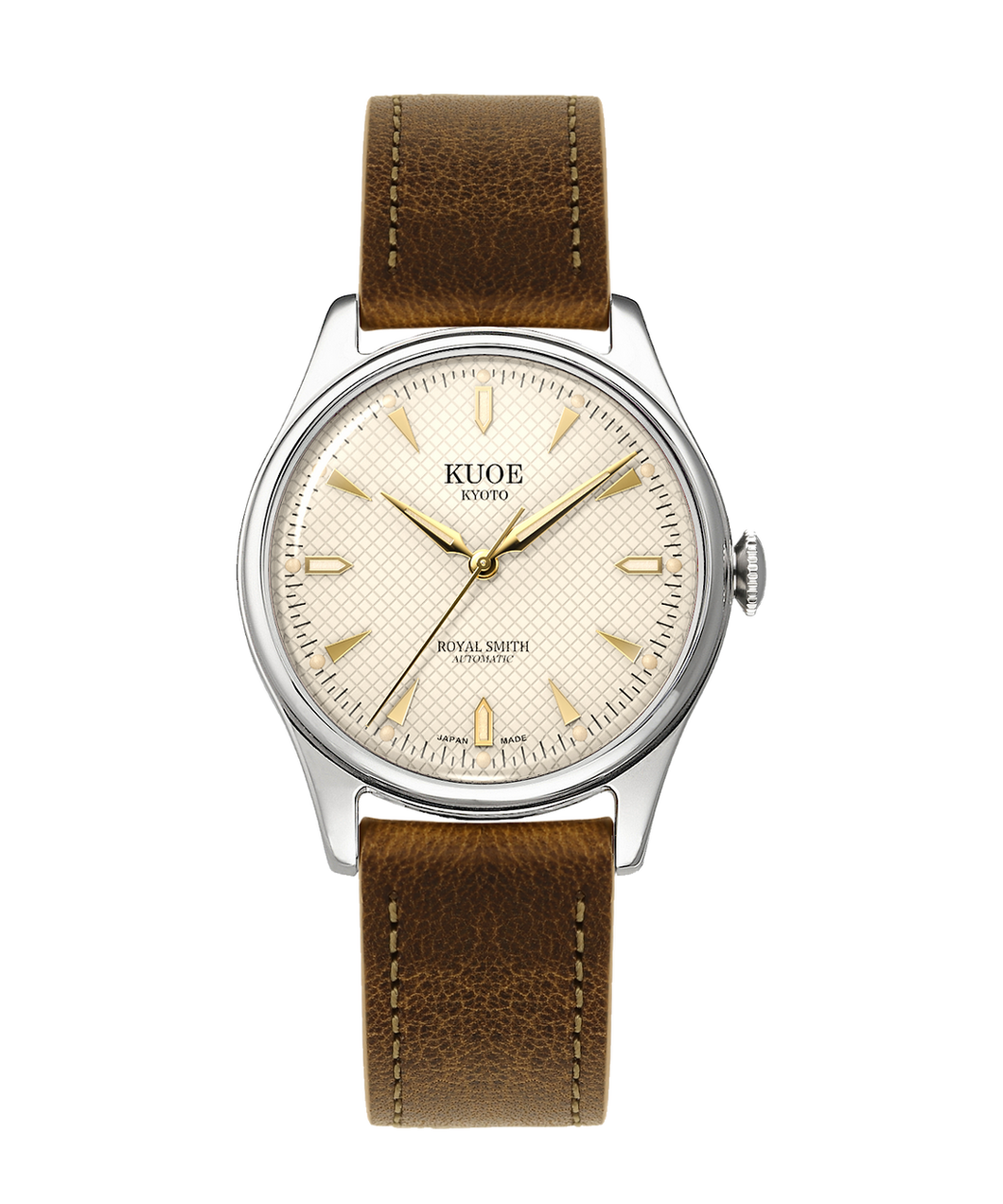 ROYAL SMITH 90-006 Silver Case Ivory Dial