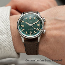 SOMBRERO 90-011, Green Linen Textured Dial