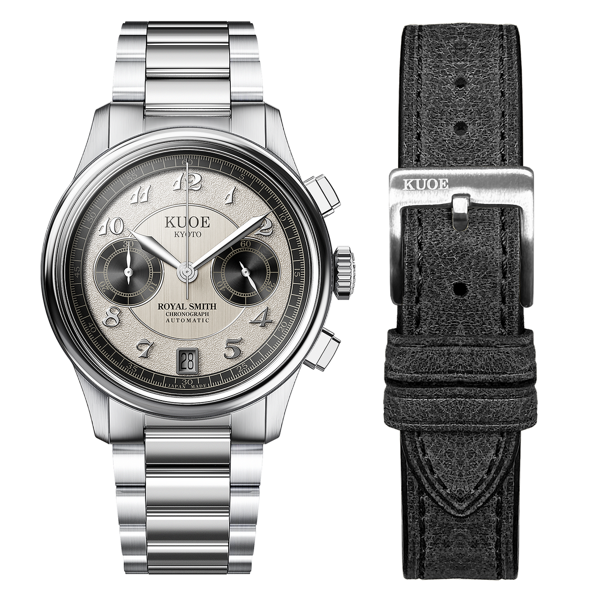 ROYAL SMITH 90-012 Automatic Chronograph, Panda Dial