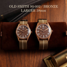 OLD SMITH 90-002 38mm Version Bronze Case Brown Dial