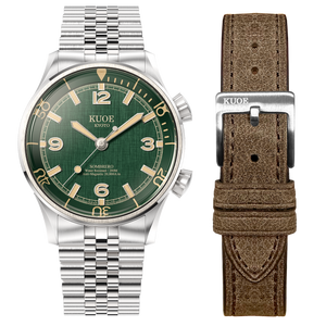 SOMBRERO 90-011, Green Linen Textured Dial