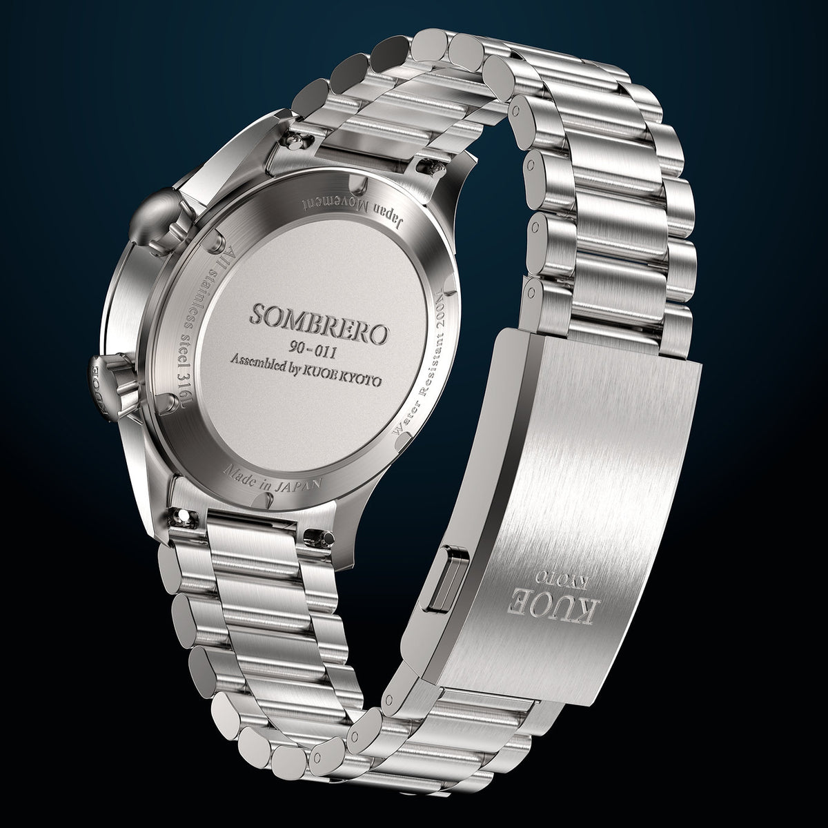 SOMBRERO 90-011, Gradient Navy, Linen Textured Dial