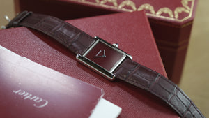 Cartier Tank Must Burgundy