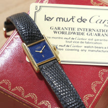 Cartier Tank Lapis dial