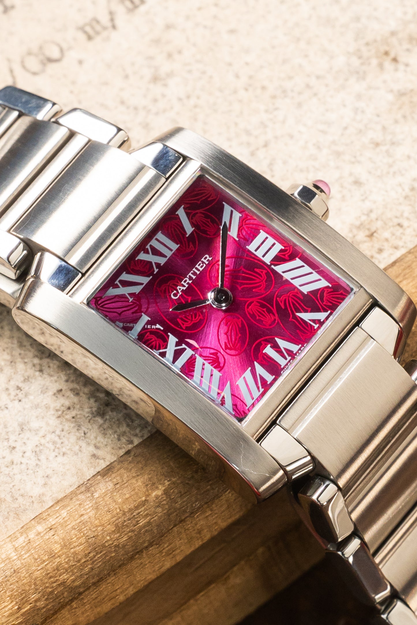 Cartier Tank Française Christmas 2006 Special Edition