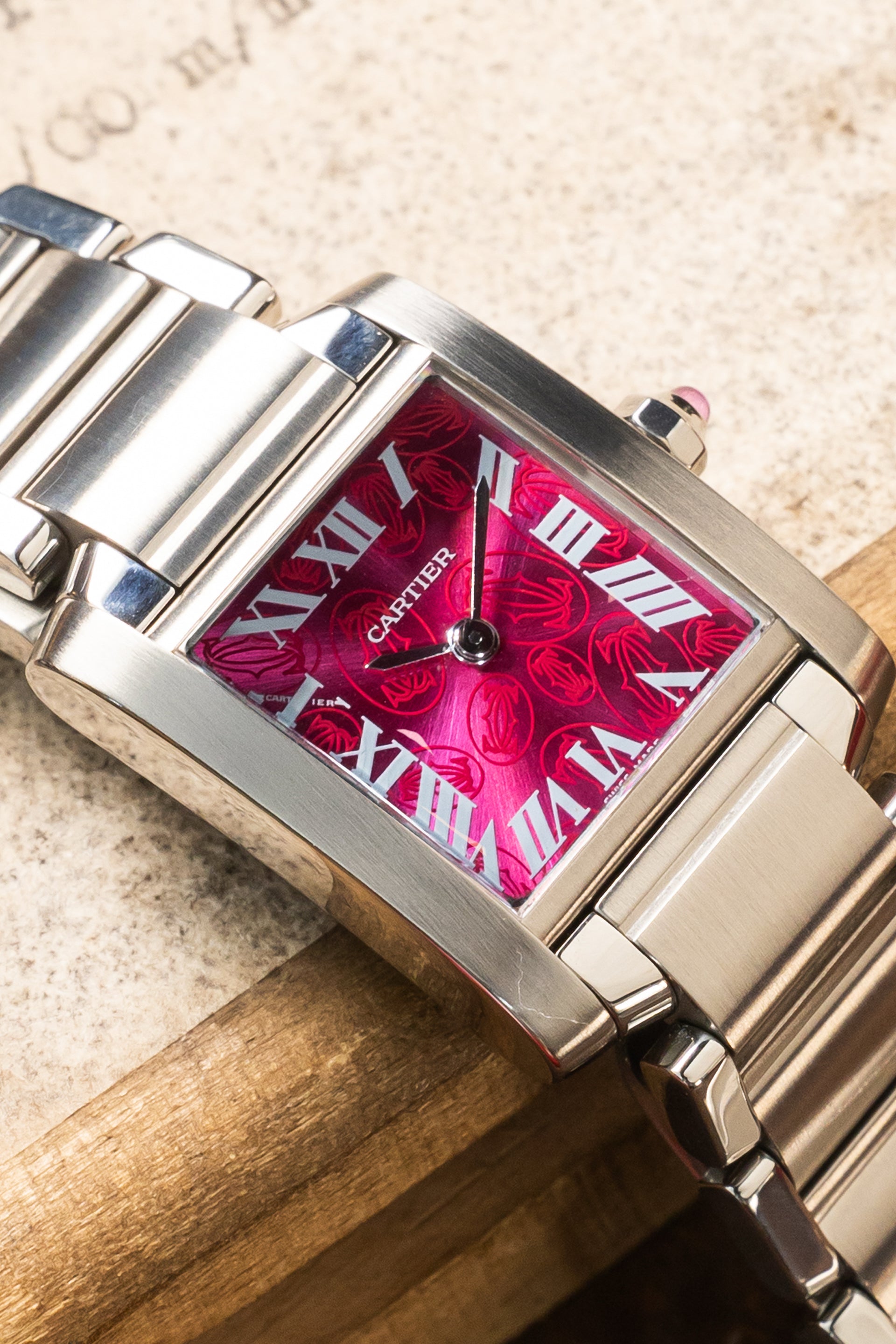 Cartier Tank Française Christmas 2006 Special Edition