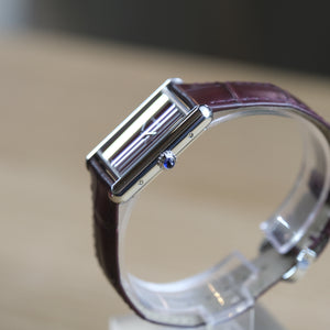 Cartier Tank Must Burgundy