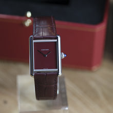 Cartier Tank Must Burgundy