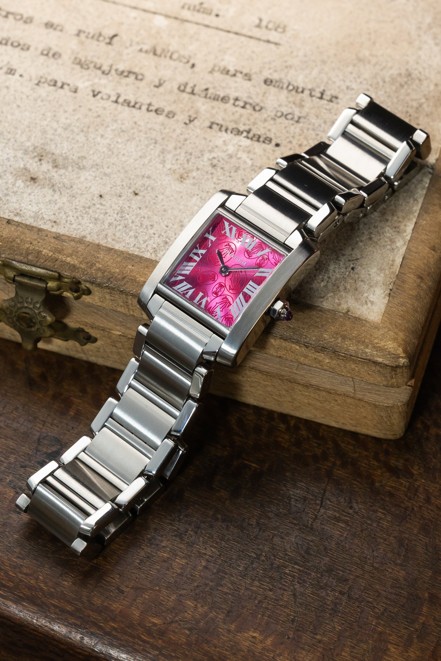 Cartier Tank Française Christmas 2006 Special Edition