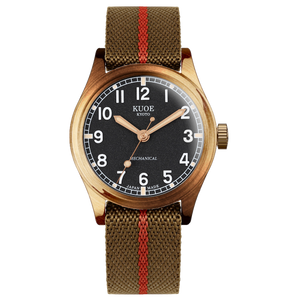 OLD SMITH 90-002 38mm Version Bronze Case Black Dial