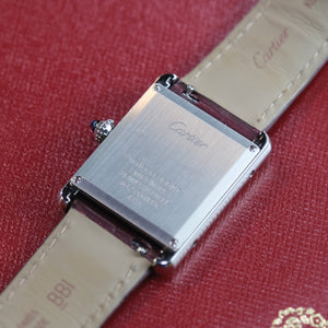 Cartier Tank Must Burgundy