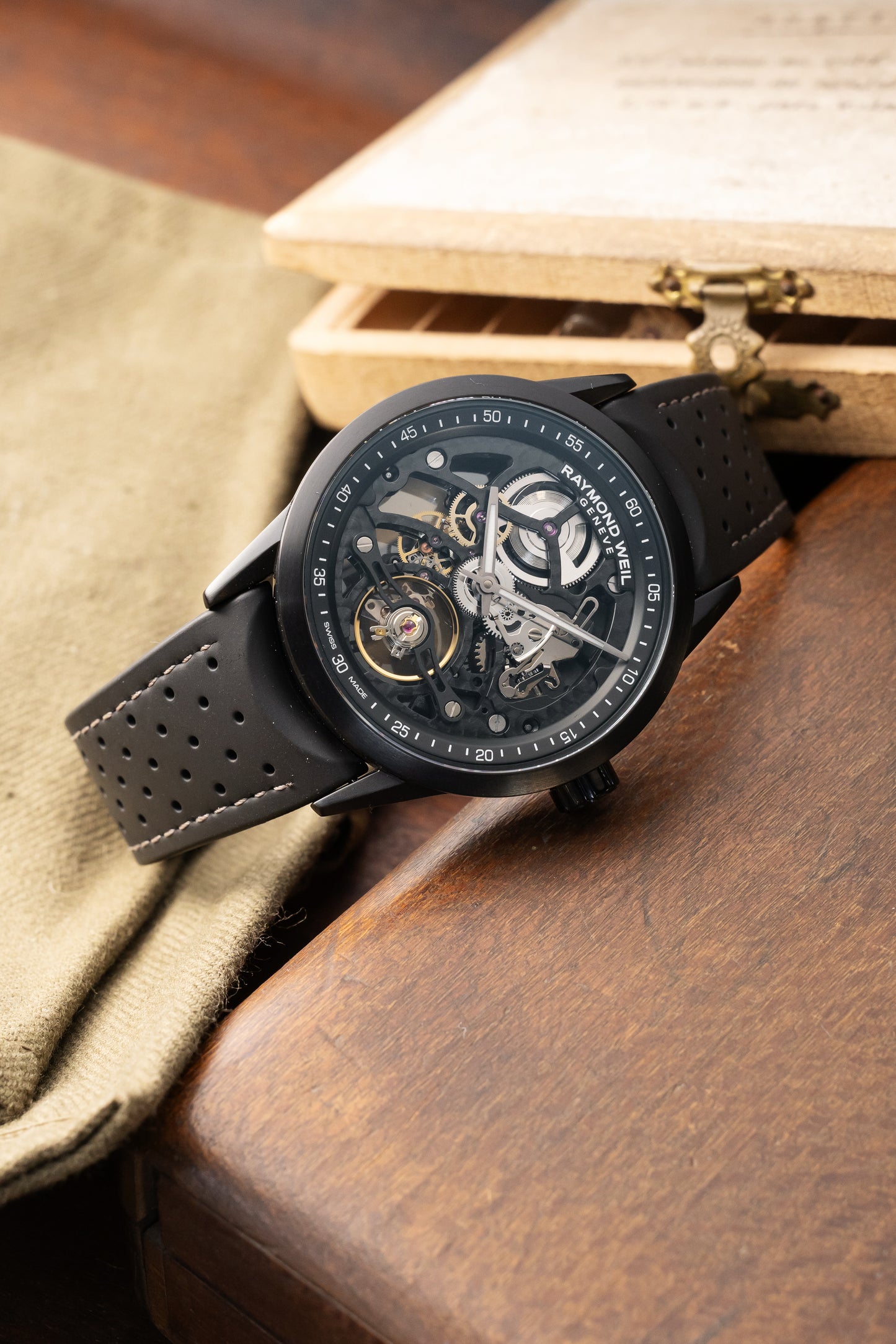 Raymond Weil Freelancer Skeleton Black
