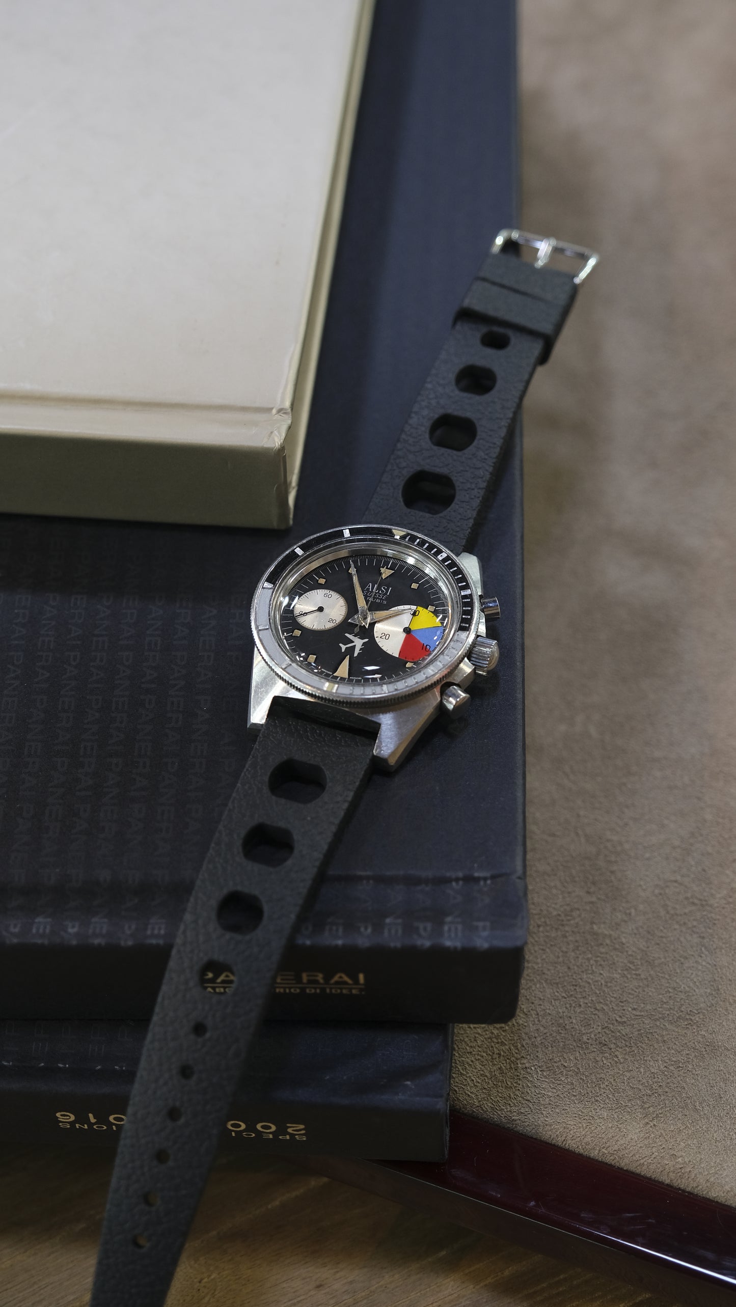 Alsi Swiss Big Eye Chronograph