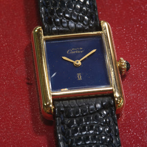 Cartier Tank Lapis dial