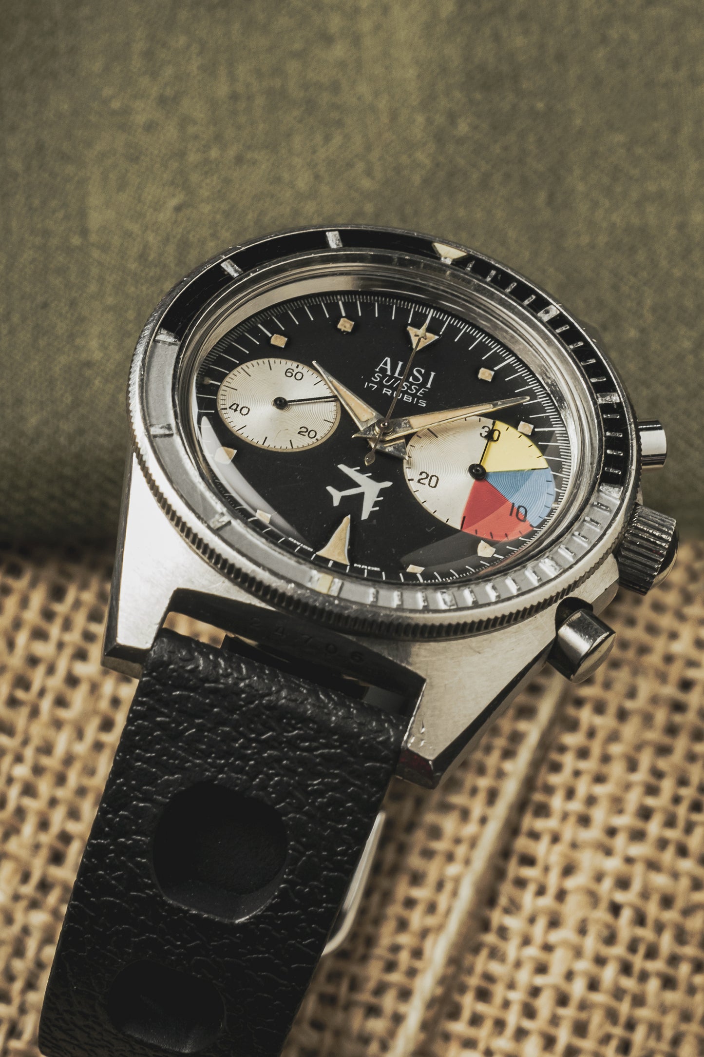 Alsi Swiss Big Eye Chronograph