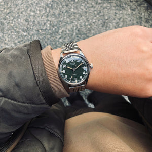 OLD SMITH 90-002 Automatic, Green Dial with Swiss Super-LumiNova