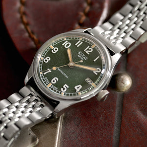 OLD SMITH 90-002 Automatic, Green Dial with Swiss Super-LumiNova