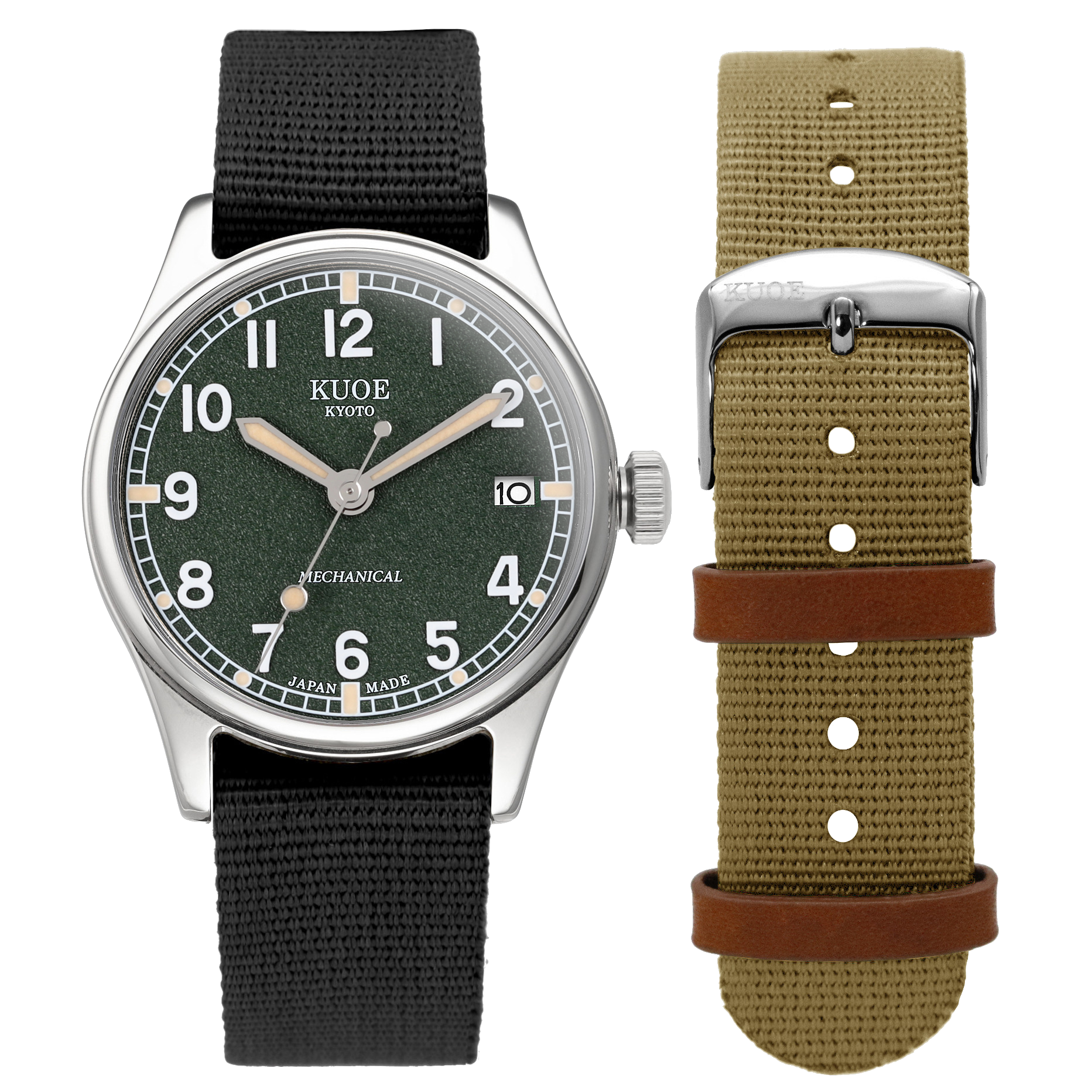 OLD SMITH 90-002 Automatic, Green Dial with Swiss Super-LumiNova