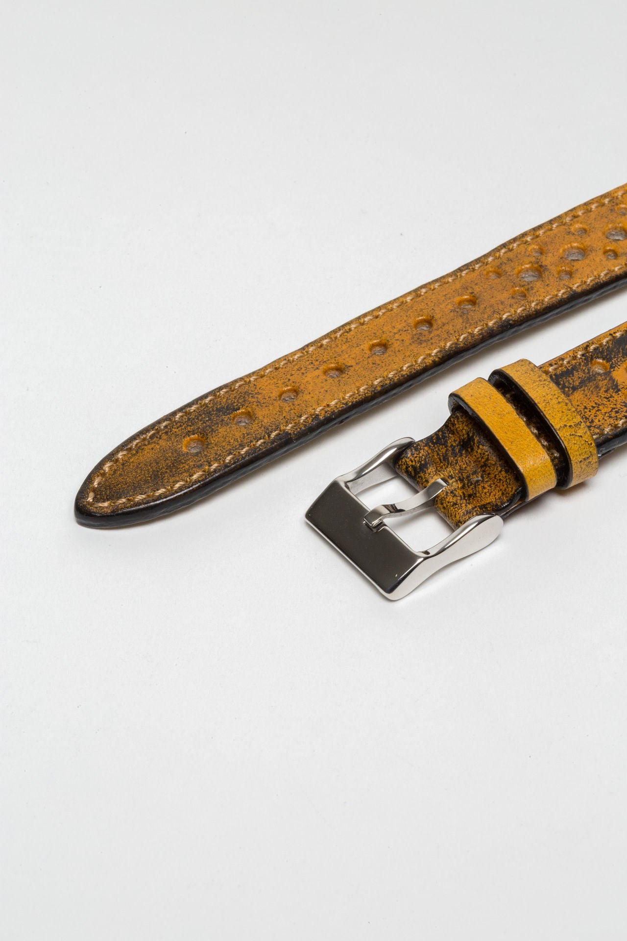 Aged Giallo Yellow Rally Strap