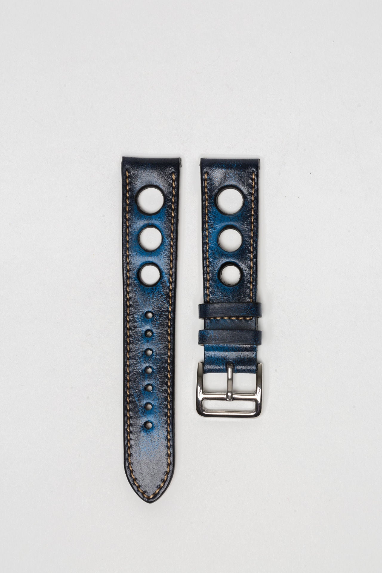 Denim Blue Big Holes Rally Strap